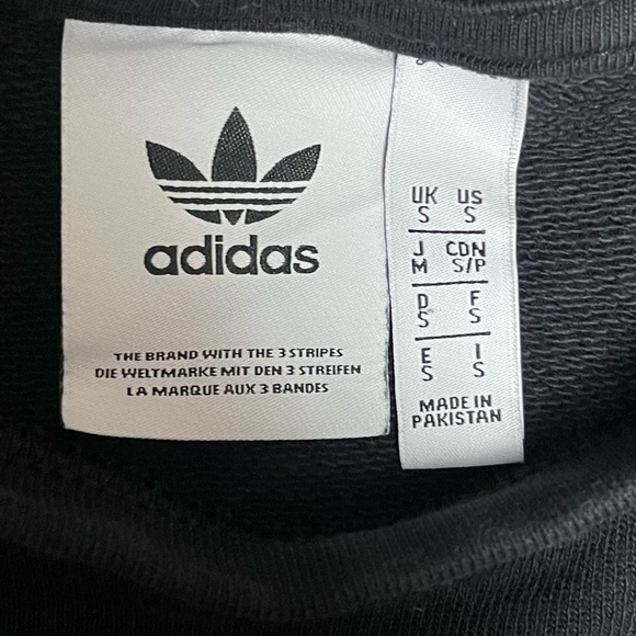 Adidas Black Long Sleeve Sweatshirt - Picture 3 of 4